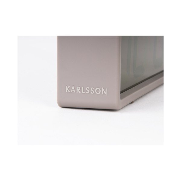 Siva stolna budilica Karlsson Coy-image-1