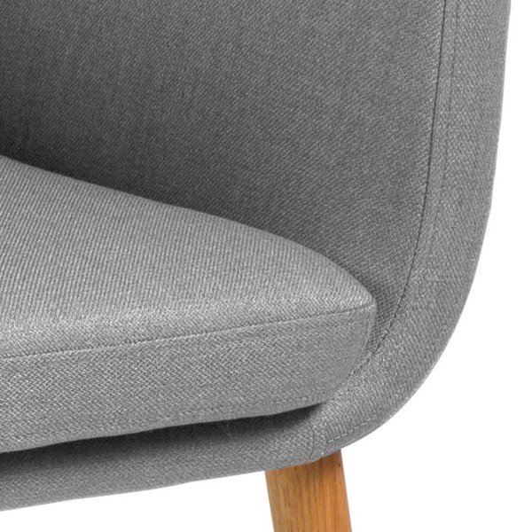 Svijetlosivi naslonjač Actona Nora-image-1