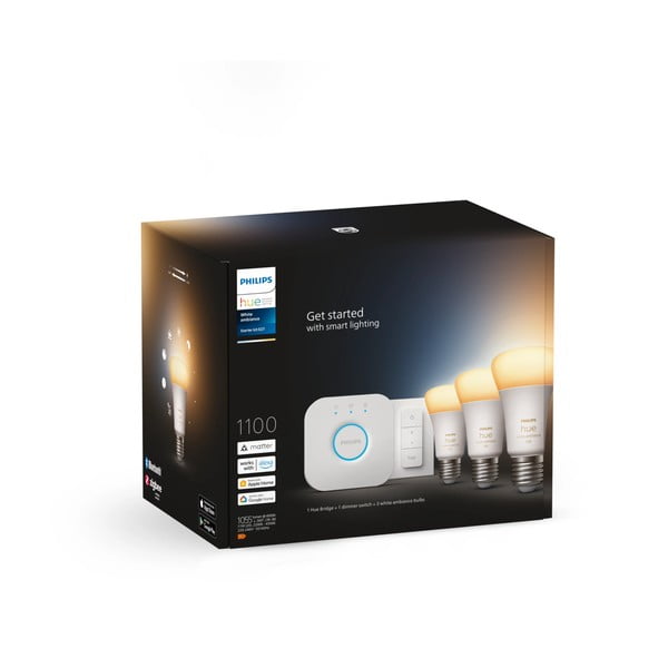 Pametni rasvjetni početni kit u setu 5 kom E27, 11 W White ambiance – Philips Hue-image-2