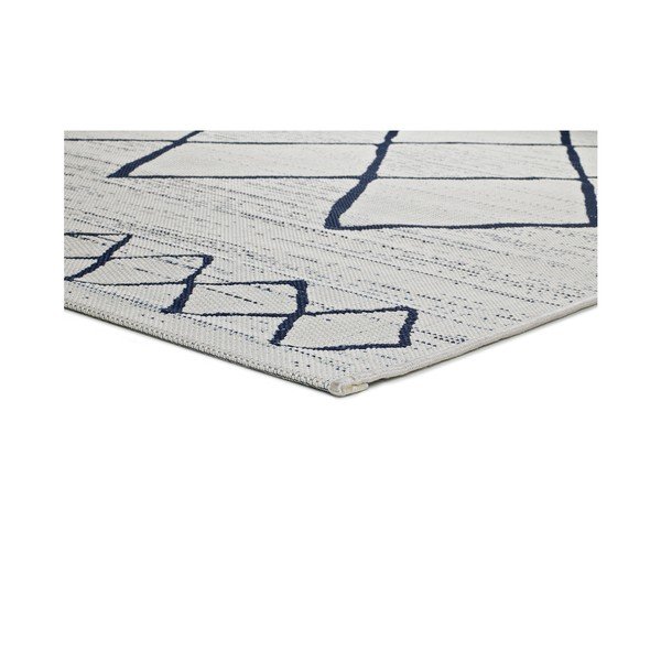 Krem-plavi vanjski tepih Universal Elba, 140 x 200 cm-image-1