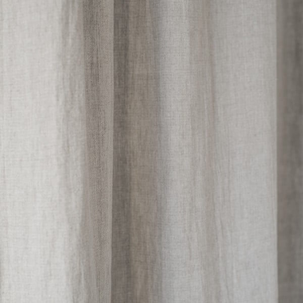 Bež lanena zavjesa s tunelom Linen Tales Night Time, 275 x 140 cm-image-2