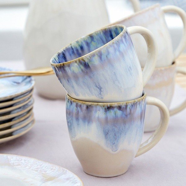 Plava zemljana šalica Costa Nova Brisa, 300 ml-image-1