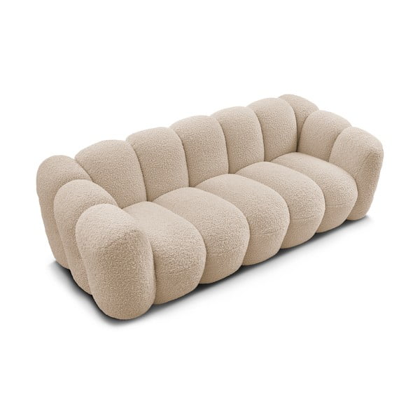 Svjetlo smeđa sofa od bouclé tkanine 232 cm Hippolyte – Bobochic Paris-image-4