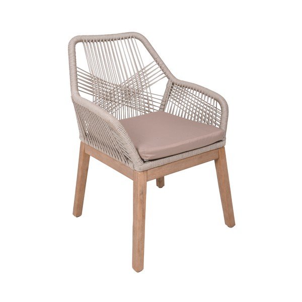 Bež vrtna stolica od masivnog drveta Pomona – Garden Pleasure