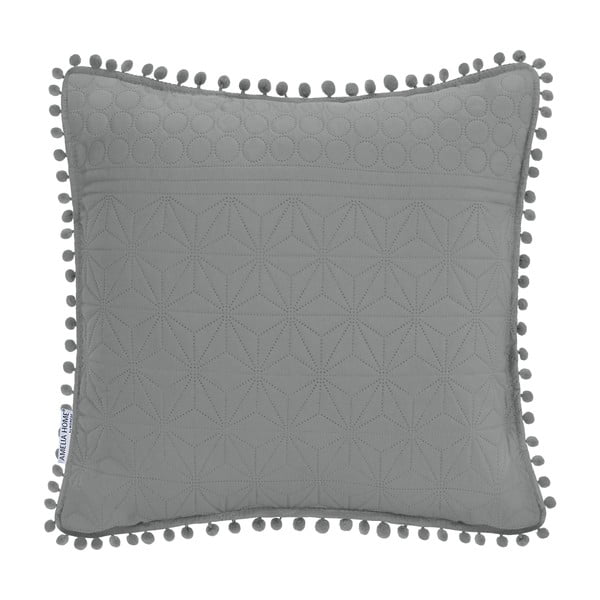 Sivi ukrasni jastuk AmeliaHome Meadore, 45 x 45 cm