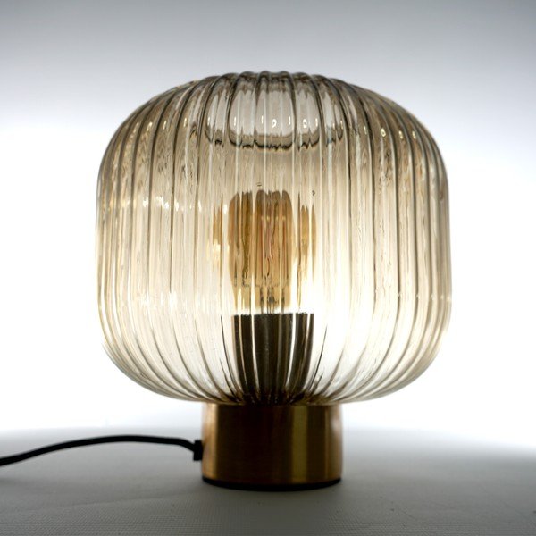 Smeđa stolna lampa SULION Garbo, visina 23,5 cm-image-2