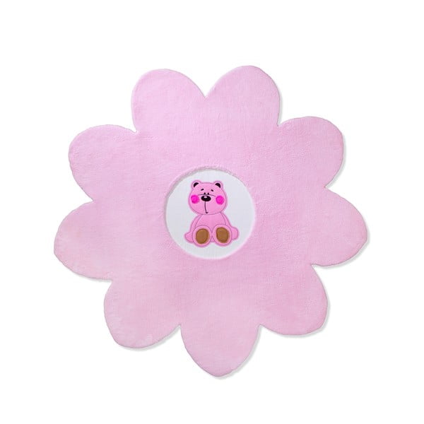 Beybis Pink Teddy dječji tepih, 150 cm