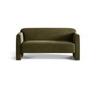 Zelena baršunasti sofa 140 cm Abby – Micadoni 
