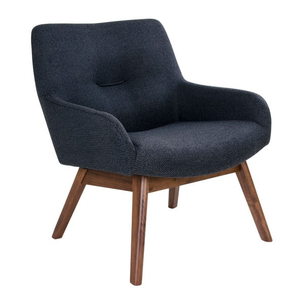 Fotelja od tamnog oraha od orahovog drveta House Nordic London