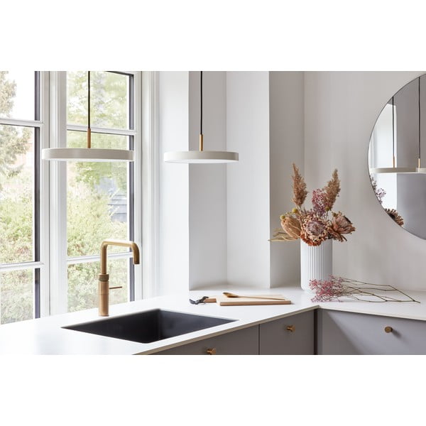 Bijela LED viseća svjetiljka s metalnim sjenilom ø 31 cm Asteria Mini – UMAGE-image-1