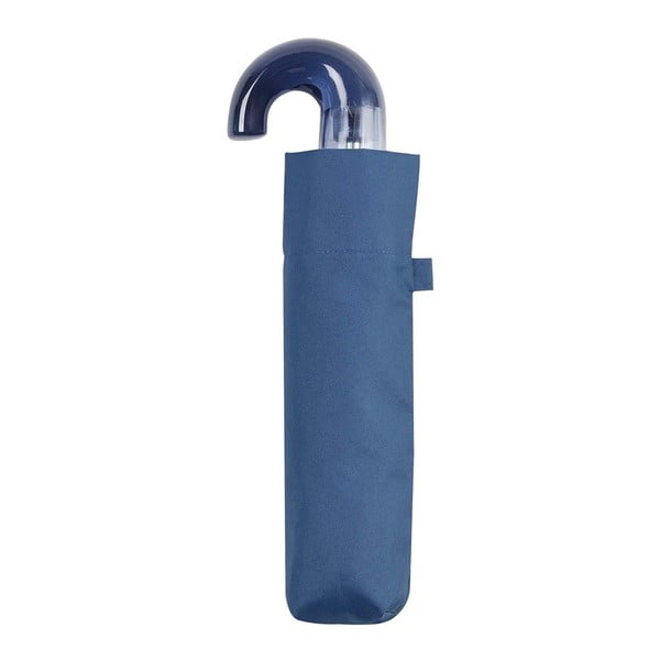 Plavi sklopivi kišobran s UV zaštitom Ambiance Semi, ⌀ 96 cm