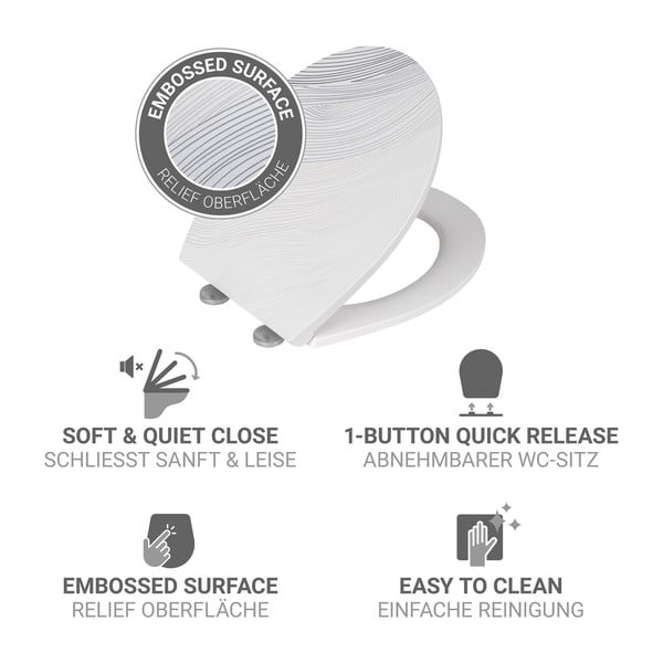 WC daska s automatskim zatvaranjem 38 x 44,5 cm Menin – Wenko-image-4