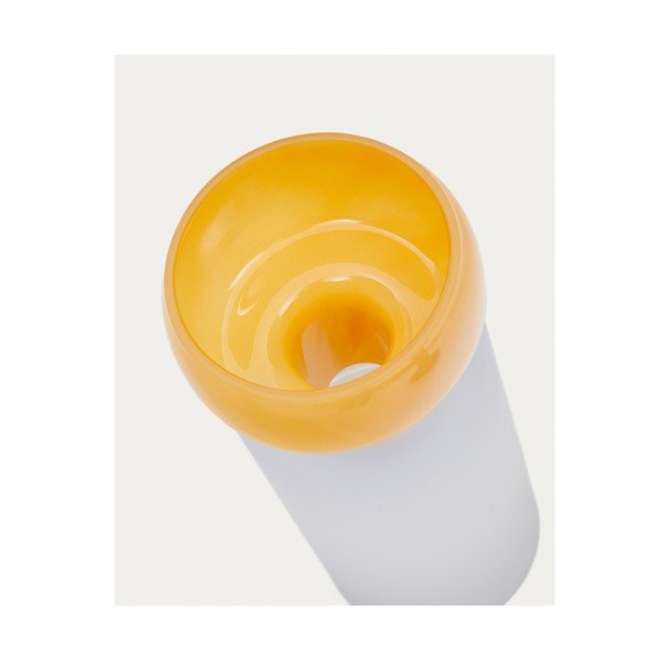 Žuta  staklena vaza (visina 30,5 cm) Kelse – Kave Home-image-2