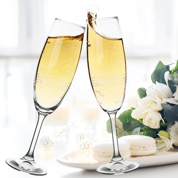 Čaše u setu 2 kom za šampanjac 220 ml – Orion-image-1