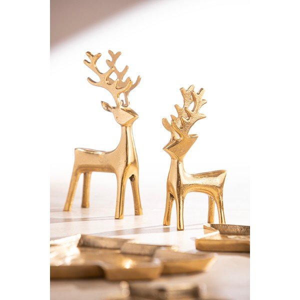Metalna božićna figurica (visina 11 cm) Noelle Reindeer – Ladelle-image-1