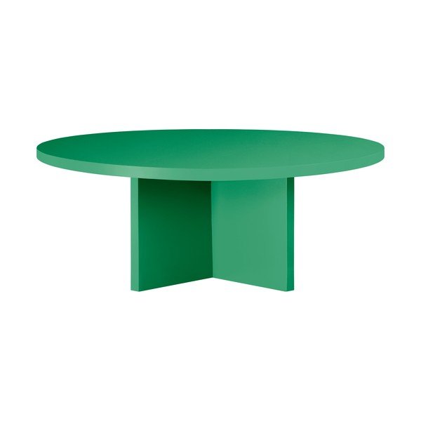 Zeleni okrugao stolić za kavu ø 100 cm Pausa – Really Nice Things-image-4