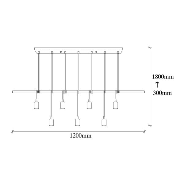 Crna metalna viseća svjetiljka Opviq lights Vincent-image-2