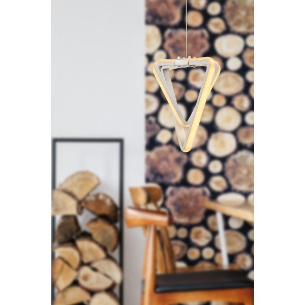 Bijela metalna LED viseća svjetiljka ø 20 cm Baris – Squid Lighting-image-1