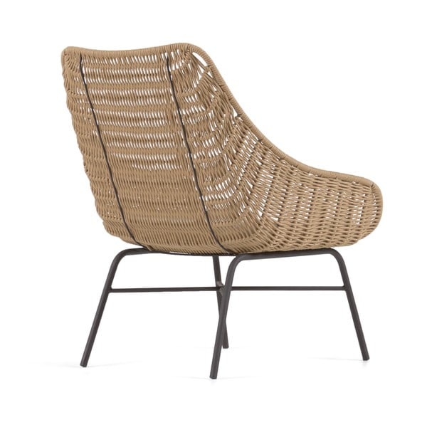 Ručno rađena pletena vrtna fotelja Kave Home Abeli-image-3