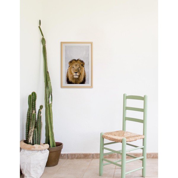 Zidna slikarstvo u okviru Surdic Lion, 30 x 40 cm-image-1