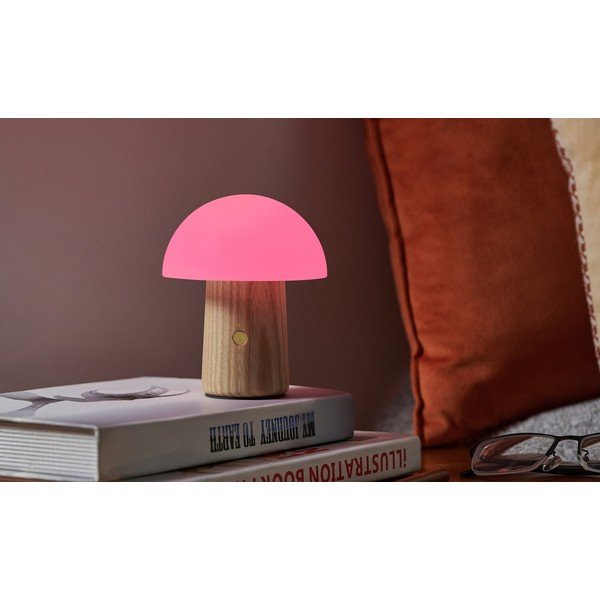 Prigušiva stolna lampa u prirodnoj boji sa staklenim sjenilom (visina 13 cm) Alice - Gingko-image-4