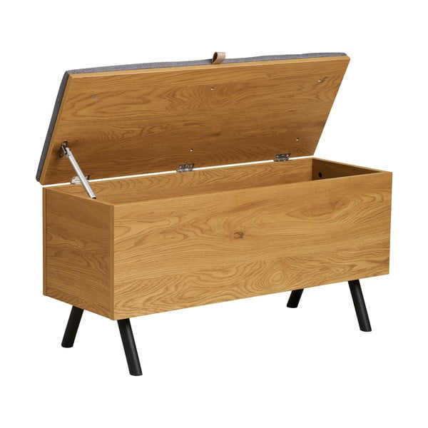 Škrinja u dekoru hrasta u prirodnoj boji 92x48x33 cm Barco – House Nordic-image-3