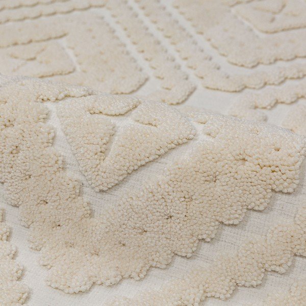 Krem tepih 133x190 cm Diomara – Flair Rugs-image-3