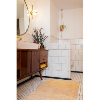 Oker žuti pamučan tepih 80x140 cm Twin Amber – Lorena Canals
