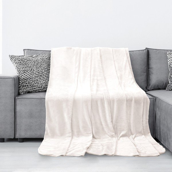 AmeliaHome Tyler kremasta deka od mikrovlakana, 70 x 150 cm-image-1