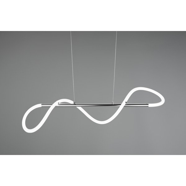 Metalna LED viseća svjetiljka s mogućnosti zatamnjivanja u srebrnoj boji Argos – Reality-image-4