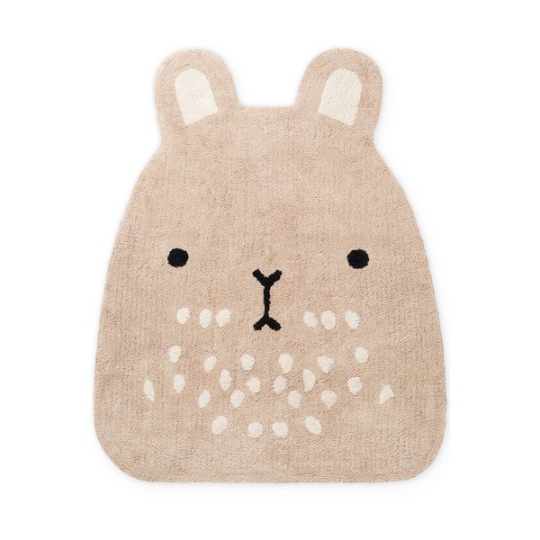 Bež periv/ručno rađen pamučan dječji tepih 120x152 cm Snuggle Pucki – Hanse Home
