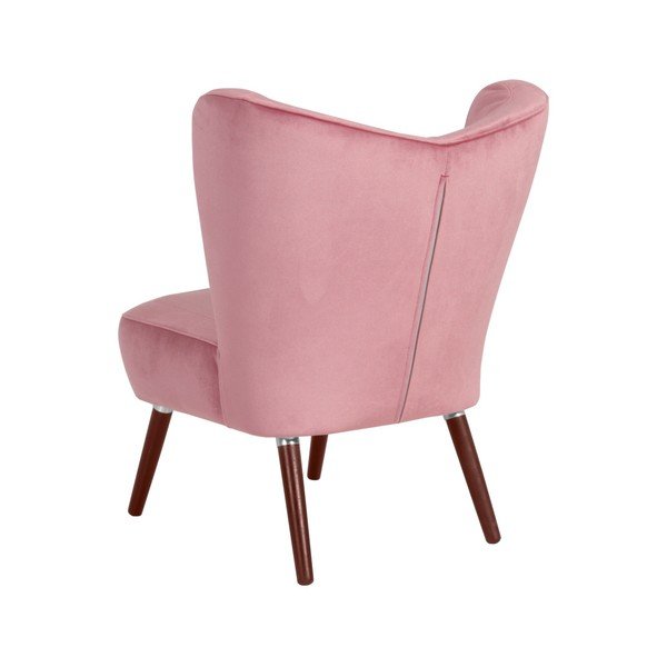 Ružičasta fotelja Max Winzer Sari Velvet-image-2