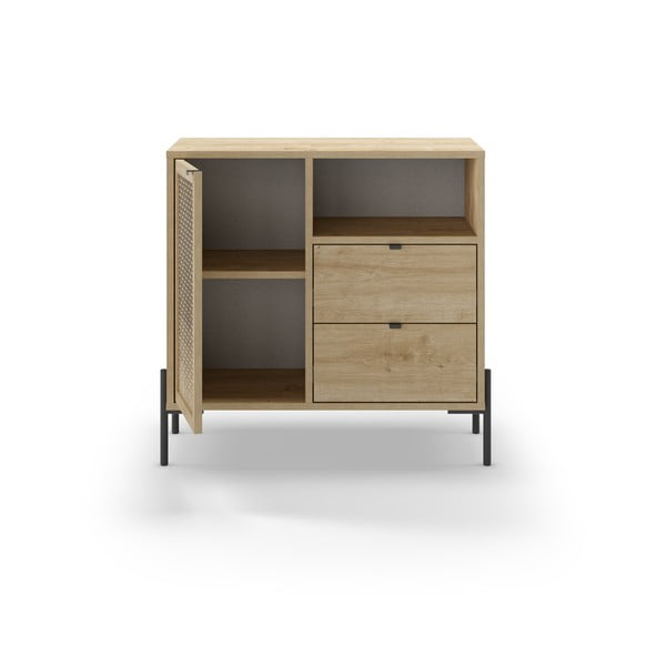 Ormarić u dekoru hrasta u prirodnoj boji 80x80 cm Inca – Marckeric-image-4