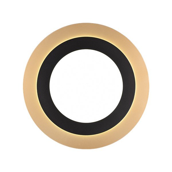 Crno-u zlatnoj boji LED stropna svjetiljka s mogućnošću zatamnjivanja ø 45 cm Morgan – Trio-image-2