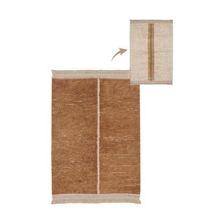 Ciglasti/bež pamučan tepih 140x200 cm Duetto Toffee – Lorena Canals