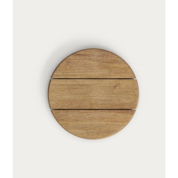 Okrugao vrtni stolić za kavu s pločom stola od bagrema ø 43 cm Saura – Kave Home-image-3