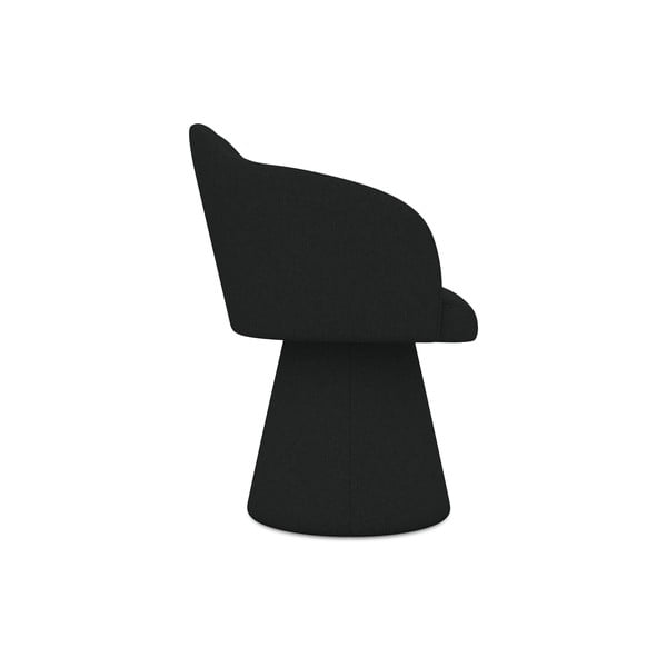 Crna podstavljena blagovaonska stolica Kanoa – Makamii-image-2