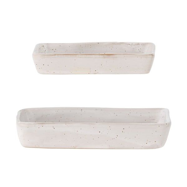 Bijelo-plavi kupaonski organizatori u setu od kamenine 2 kom Aurora – Bloomingville-image-2