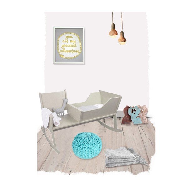 Djeca plavi ručno izrađen tabure Nattiot Lili-image-2