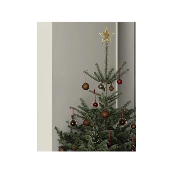 Stakleni ručno puhani božićni ukrasi u setu 4 kom ø 7 cm Juhla – Blomus-image-1