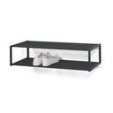 Crni metalni viseći ormarić za cipele 78x20,5x30,5 cm School – Spinder Design