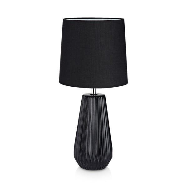Crna stolna svjetiljka Markslöjd Nicci, ø 19 cm