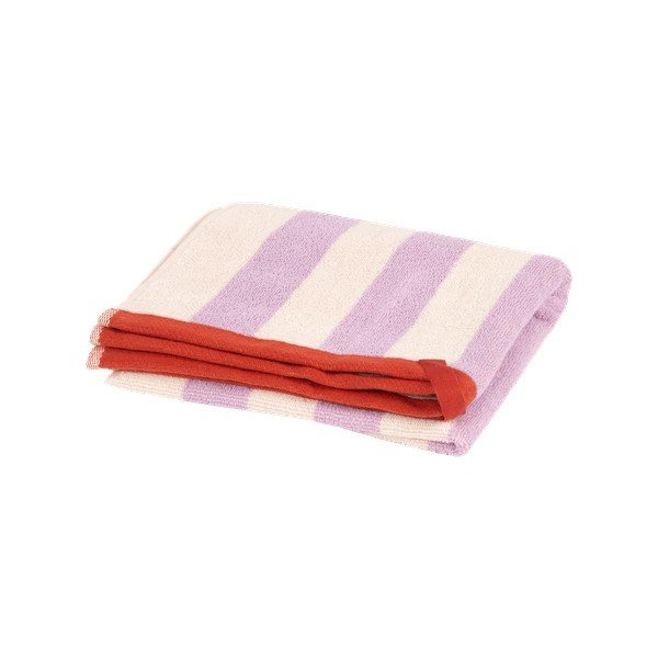 Pamučan ručnik od frotira u boji lavande/krem 50x80 cm Gobo – noo.ma