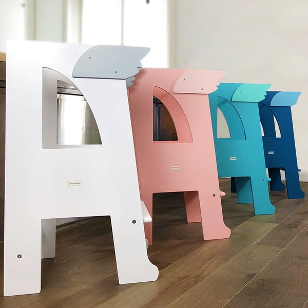 Tirkizni toranj za učenje Montessori - Rocket Baby-image-4