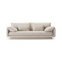 Bijela baršunasti sofa 220 cm Torino – Micadoni 