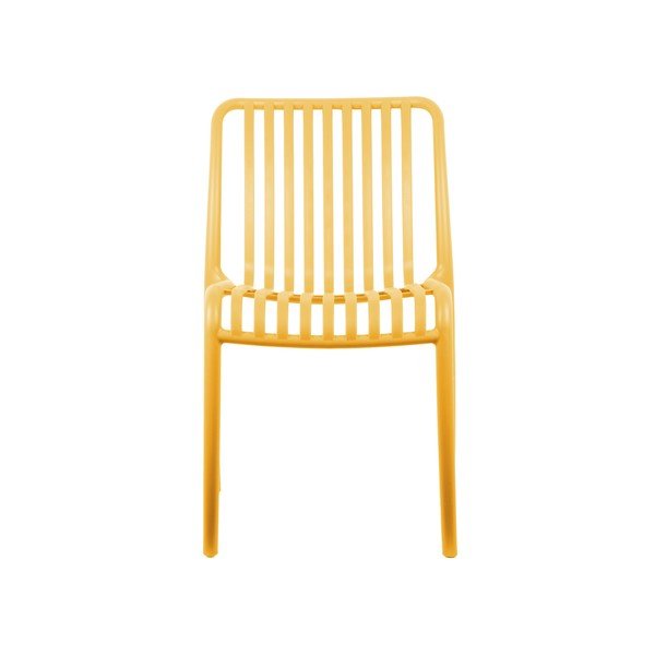 Žuta  plastična blagovaonska stolica Glee – Leitmotiv-image-3