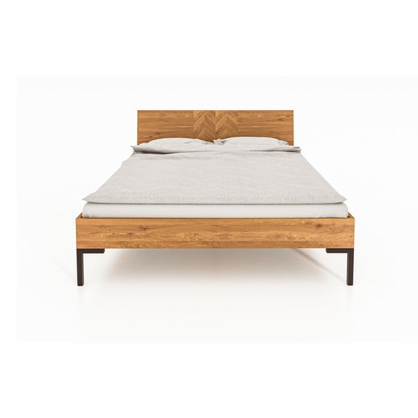 Bračni krevet od hrastovog drveta 160x200 cm Abies 2 - The Beds-image-4