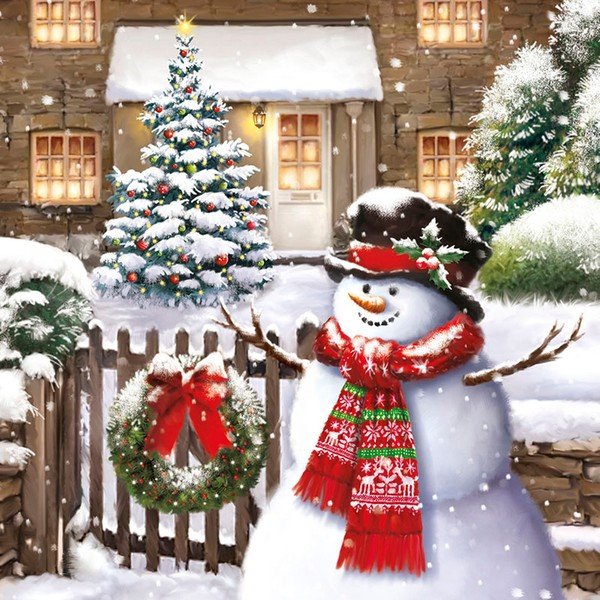 Ubrusi u setu 20 kom 33x33 cm Noel – Homéa
