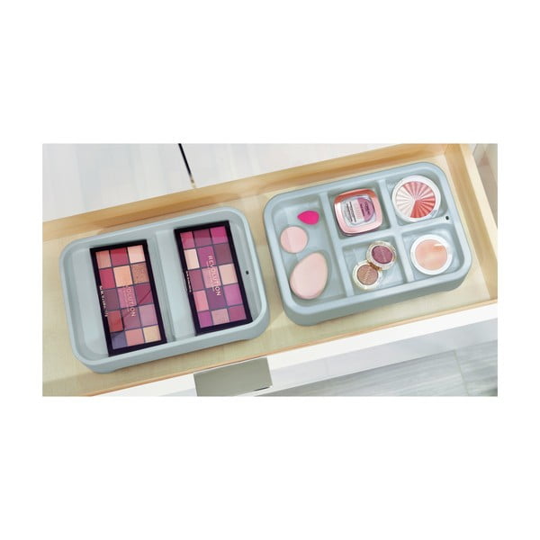 Sivi organizator za šminku iDesign Eco Bin, 28,12 x 19,23 cm-image-1