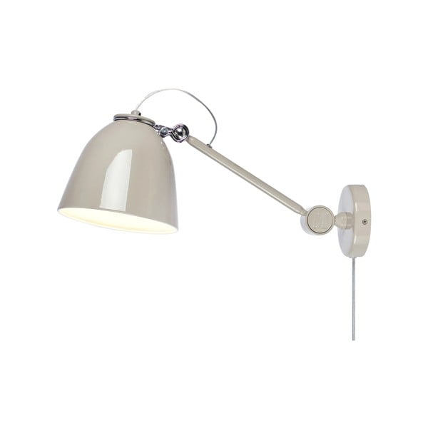 Sivo-bež zidna lampa s utikačem Tilt – Markslöjd